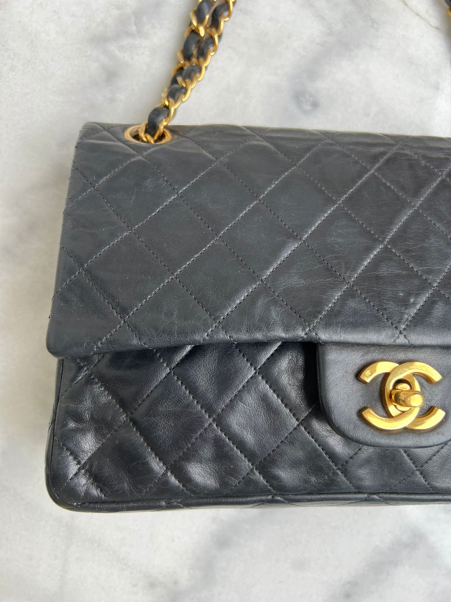 Vintage classic double flap