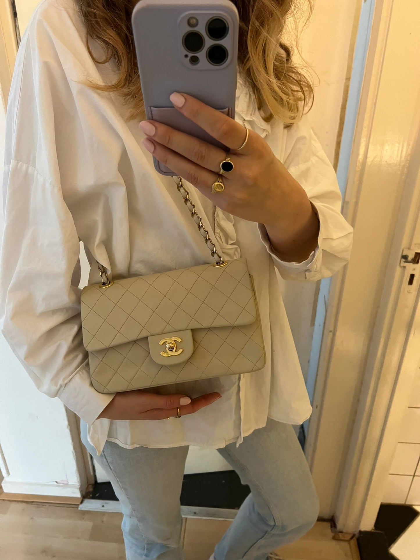 Classic double flap
