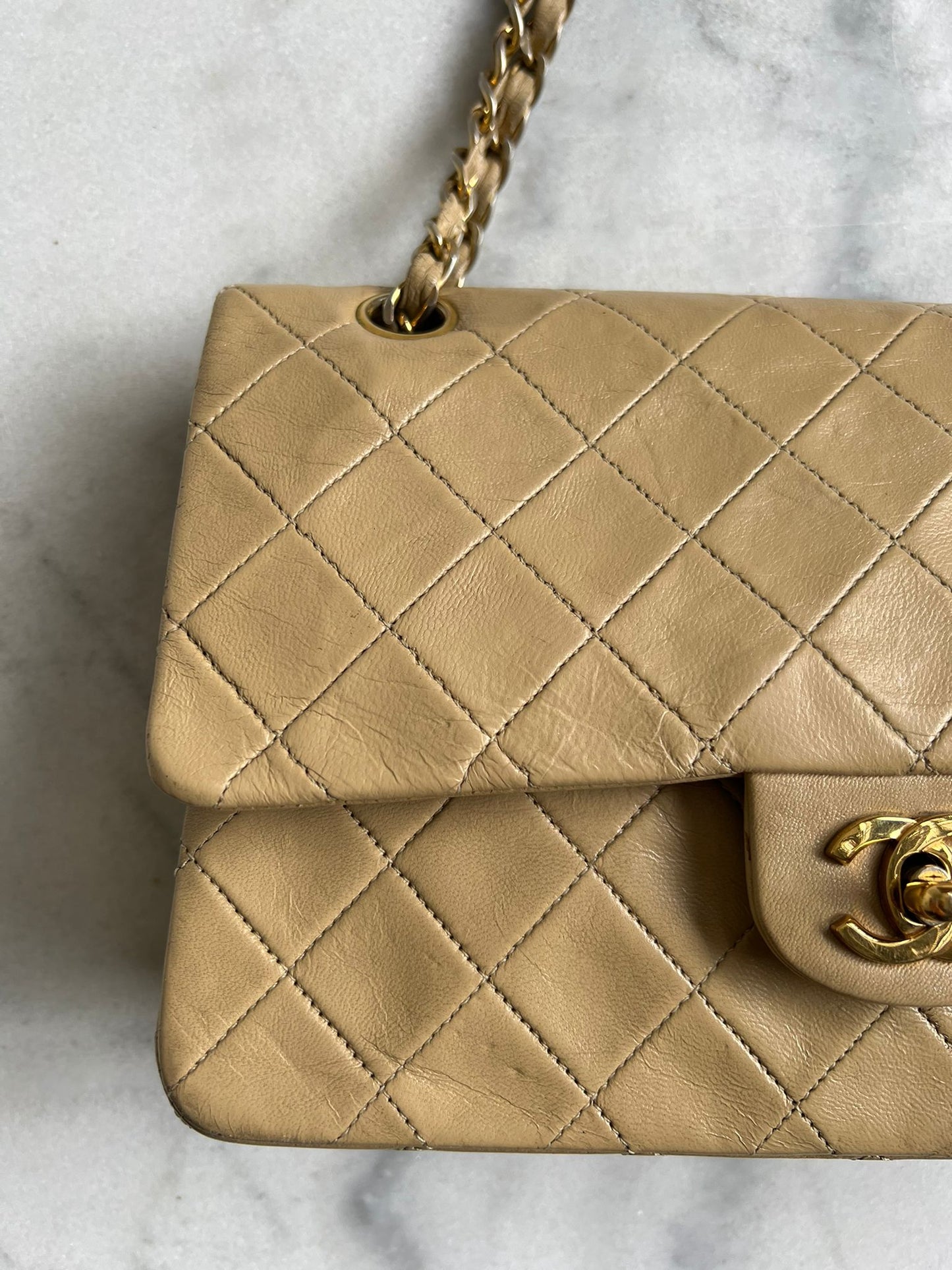 Vintage classic double flap