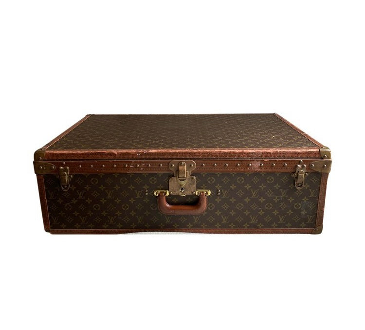 Leather travel bag