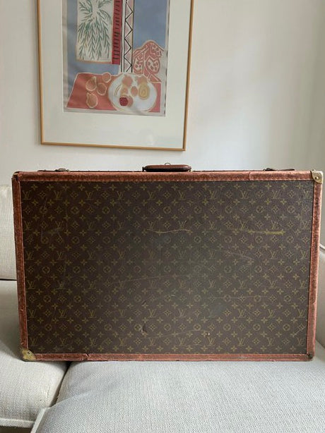 Leather travel bag