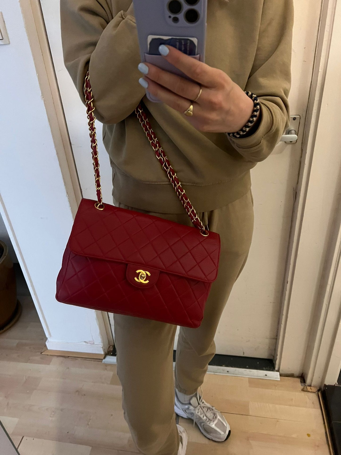 Vintage double closure jumbo