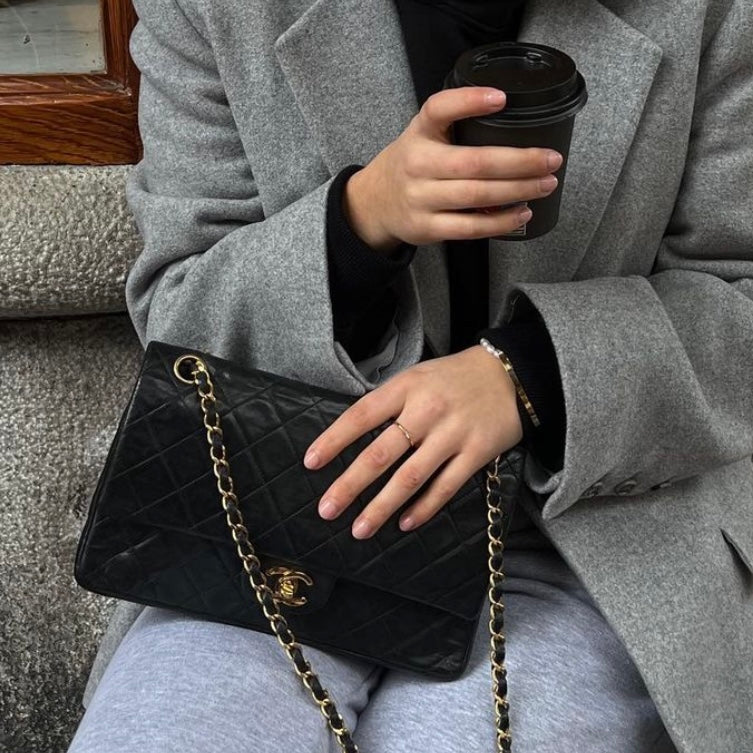 Vintage classic double flap