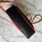 Chanel single flap bag red and black