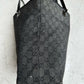 Grey canvas bag