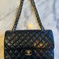 Chanel medium Classic double flap bag black