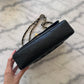 Chanel classic flap caviar