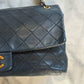 Chanel medium Classic double flap bag black