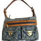 Baggy in blue denim canvas