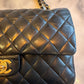 Chanel medium Classic double flap bag black