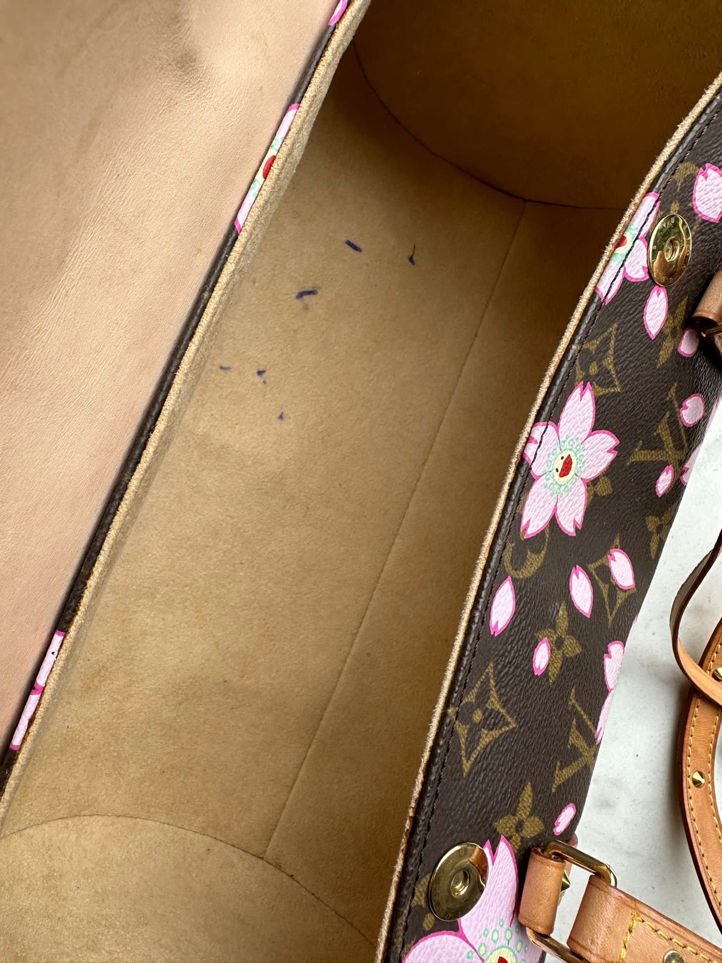 Takashi Murakami cherry blossom papillon bag
