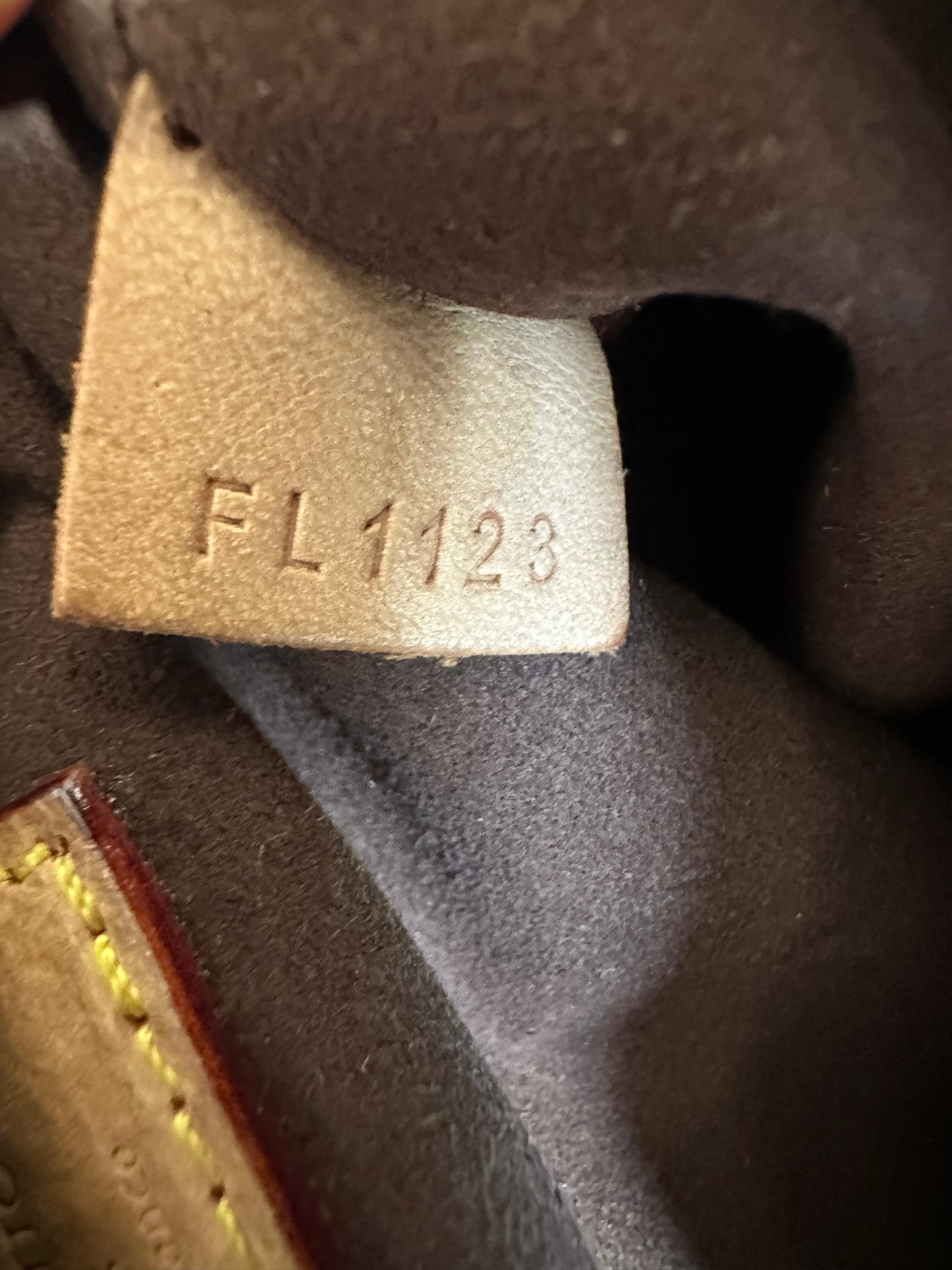 Louis Vuitton rouge monogram Tuffetage Deauville bag