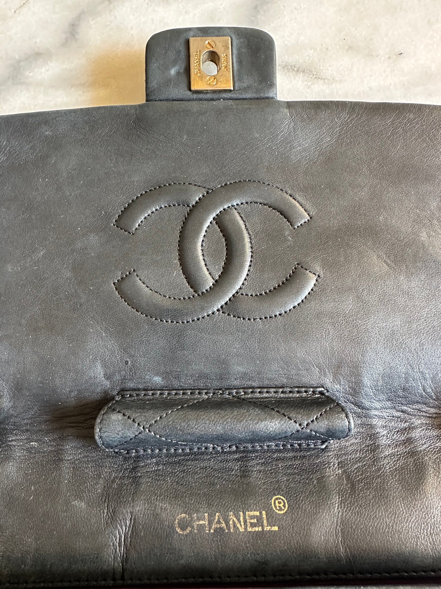 Chanel medium Classic double flap bag black