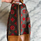 Louis Vuitton rouge monogram Tuffetage Deauville bag