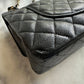 Chanel classic flap caviar