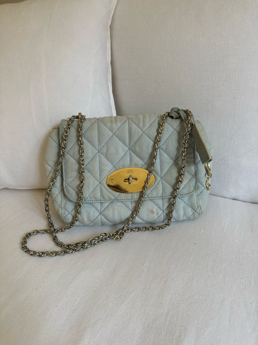 Lily bag in blue denim