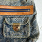 Baggy in blue denim canvas
