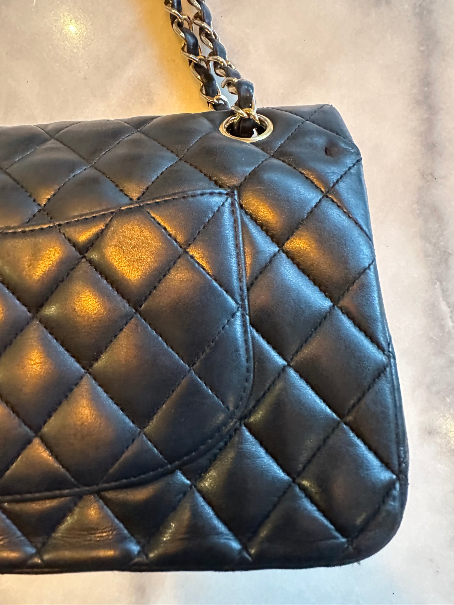 Chanel medium Classic double flap bag black