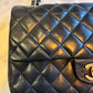Chanel medium Classic double flap bag black