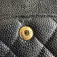 Chanel classic flap caviar