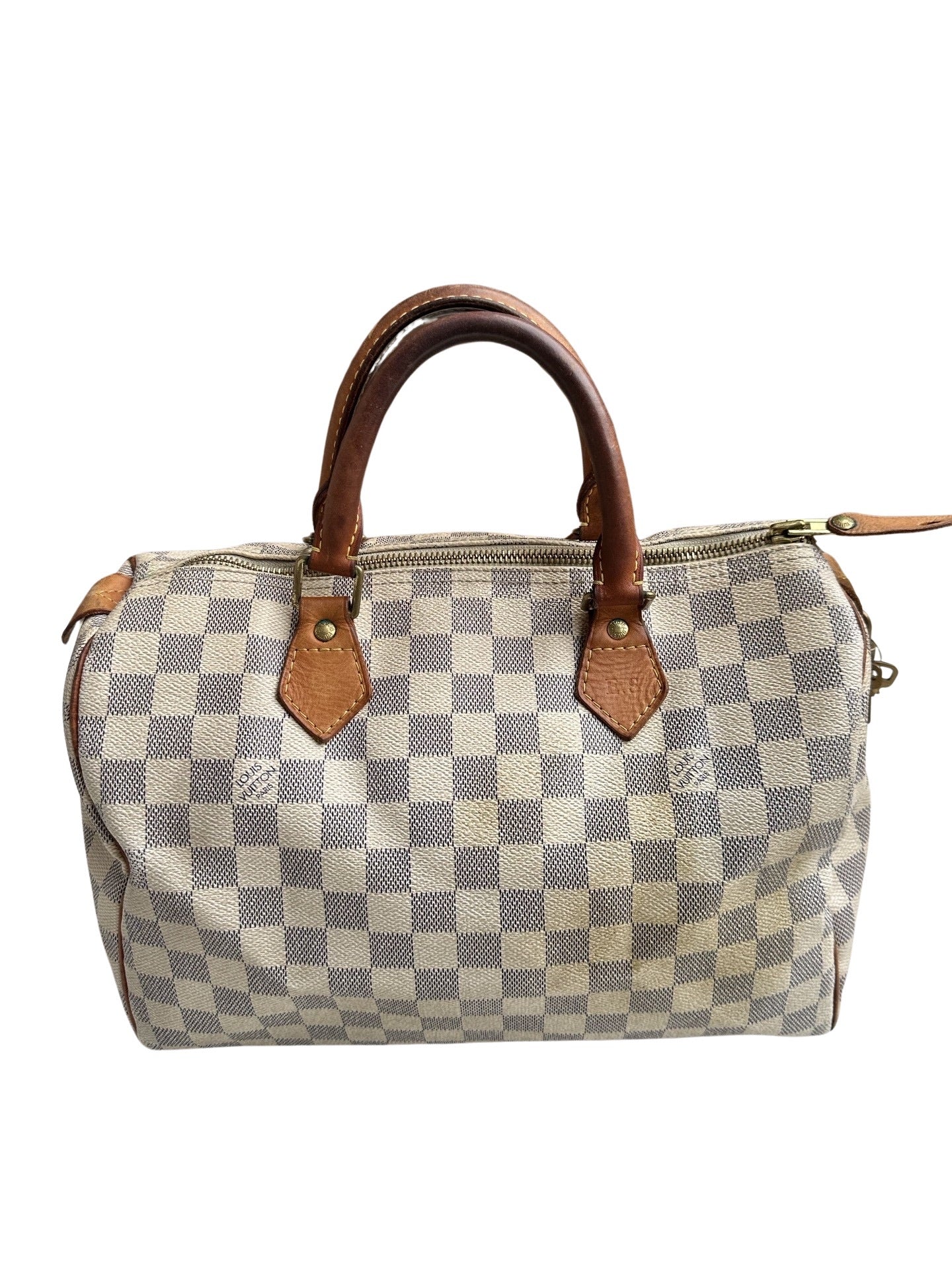 Speedy 30 in damier azur