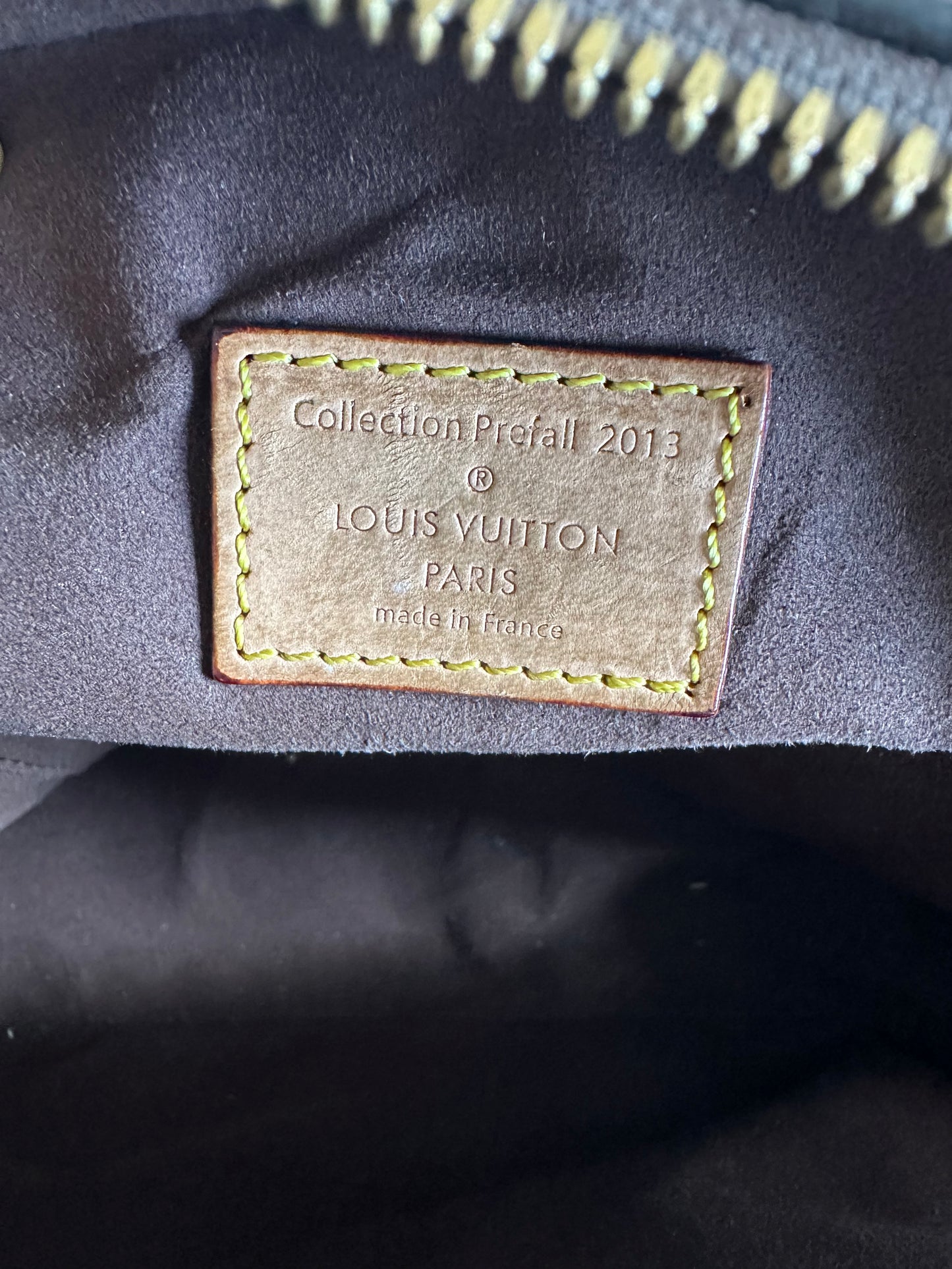 Louis Vuitton rouge monogram Tuffetage Deauville bag