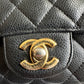 Chanel classic flap caviar