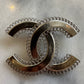 Chanel broche silver
