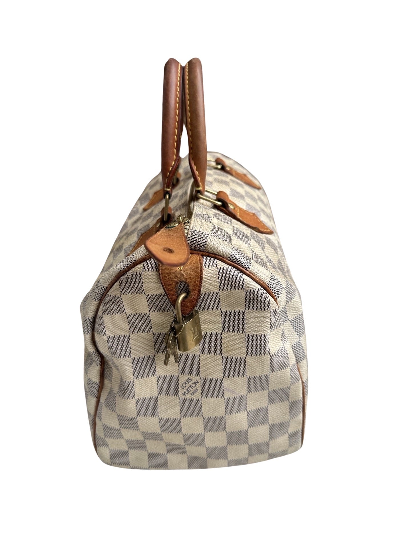 Speedy 30 in damier azur