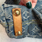 Baggy in blue denim canvas