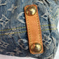 Baggy in blue denim canvas