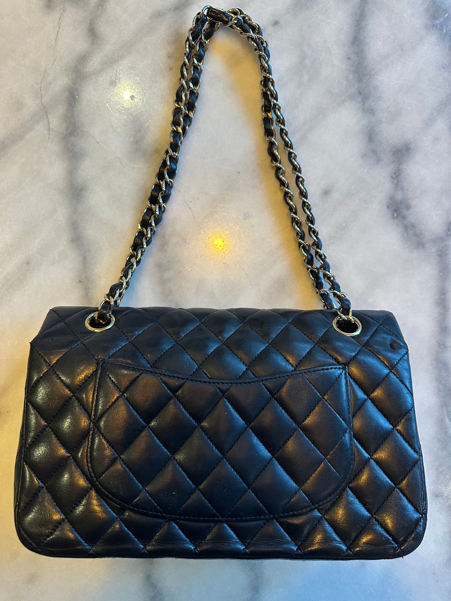 Chanel medium Classic double flap bag black