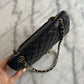 Chanel classic flap caviar