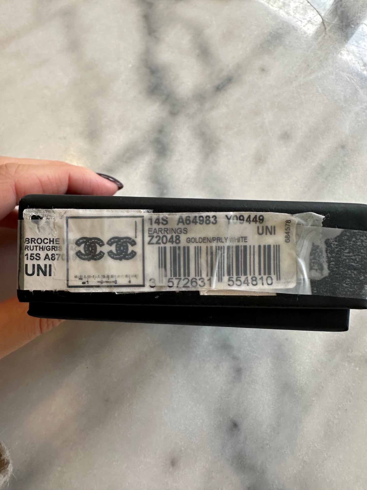 Chanel broche silver