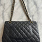 Chanel classic flap caviar