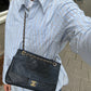 Chanel medium Classic double flap bag black