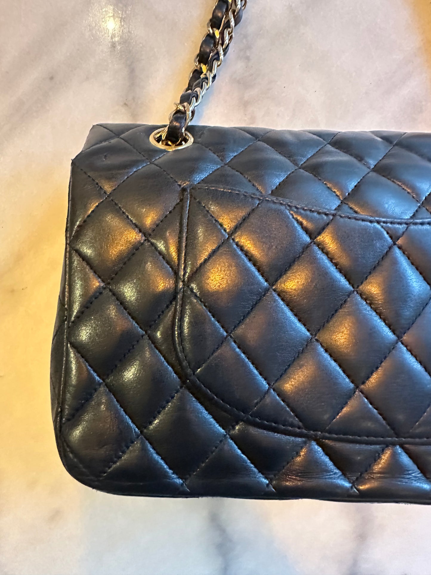 Chanel medium Classic double flap bag black