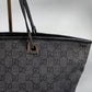 Grey canvas bag
