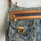 Baggy in blue denim canvas