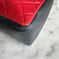 Chanel single flap bag red and black