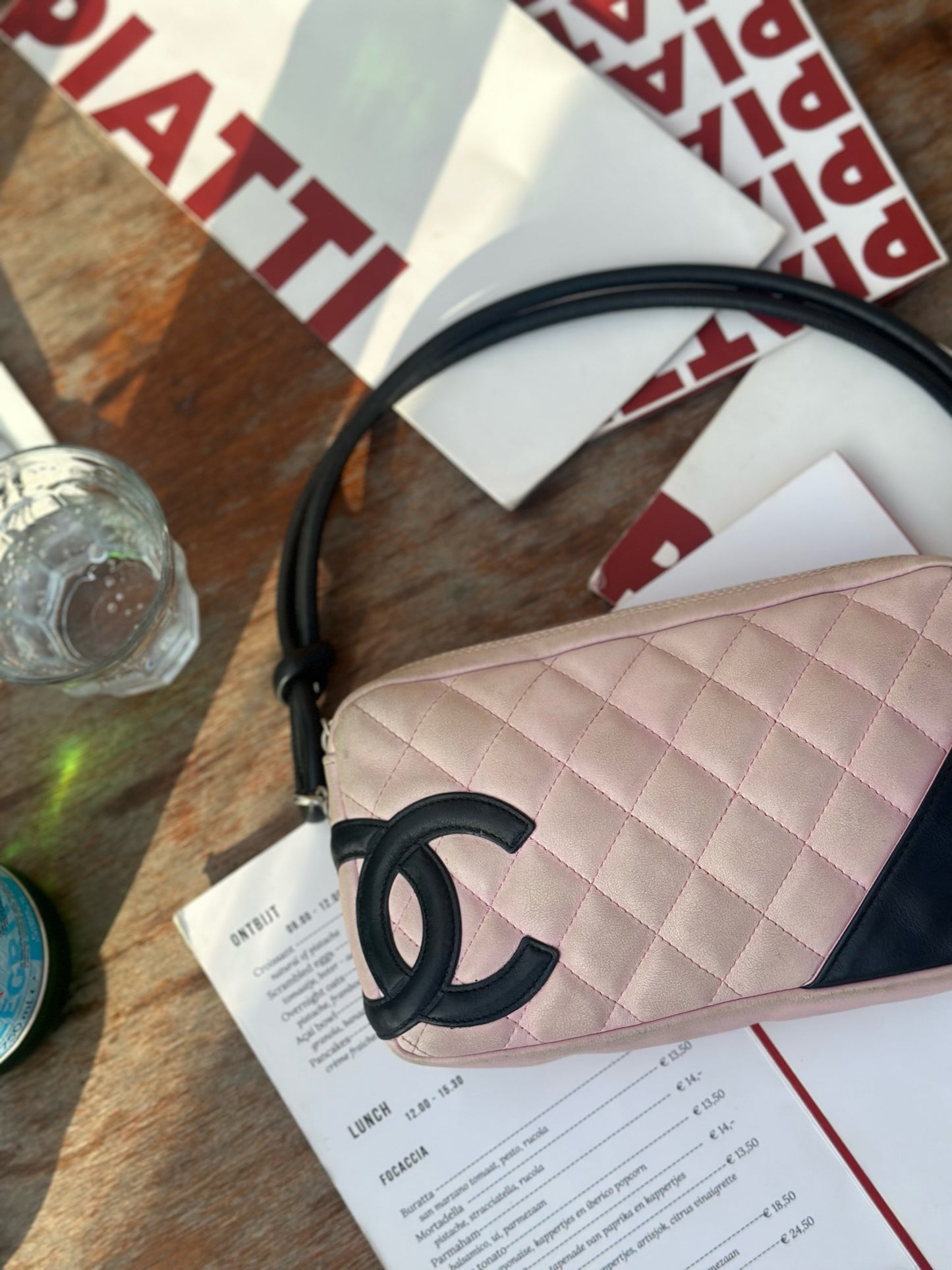 Pink cambon bag