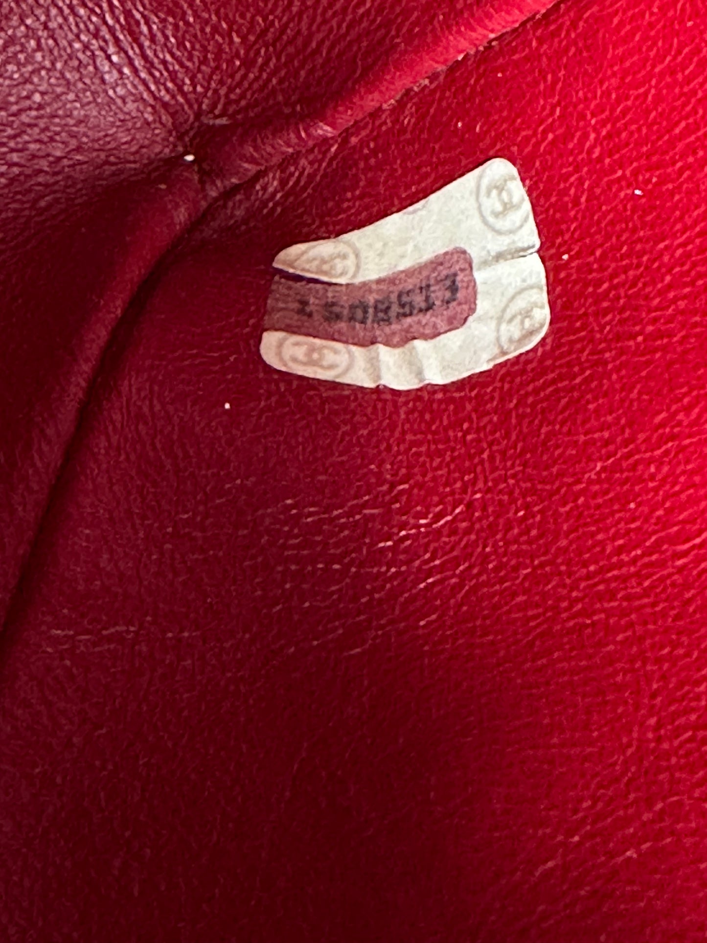 Chanel single flap bag red and black