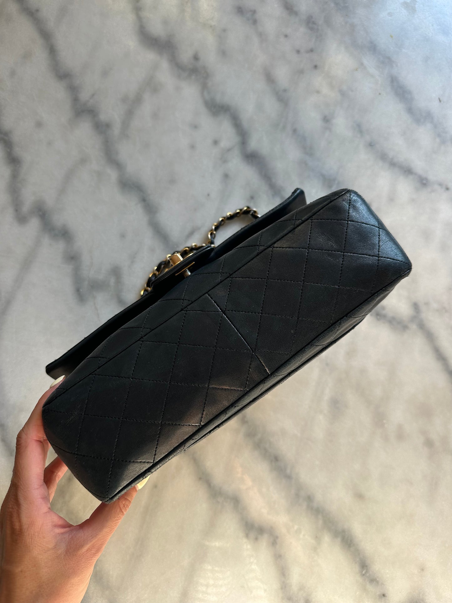 Chanel medium Classic double flap bag black