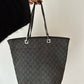 Grey canvas bag