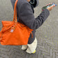 Prada shopper orange