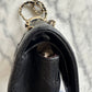 Chanel classic flap caviar