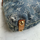 Baggy in blue denim canvas