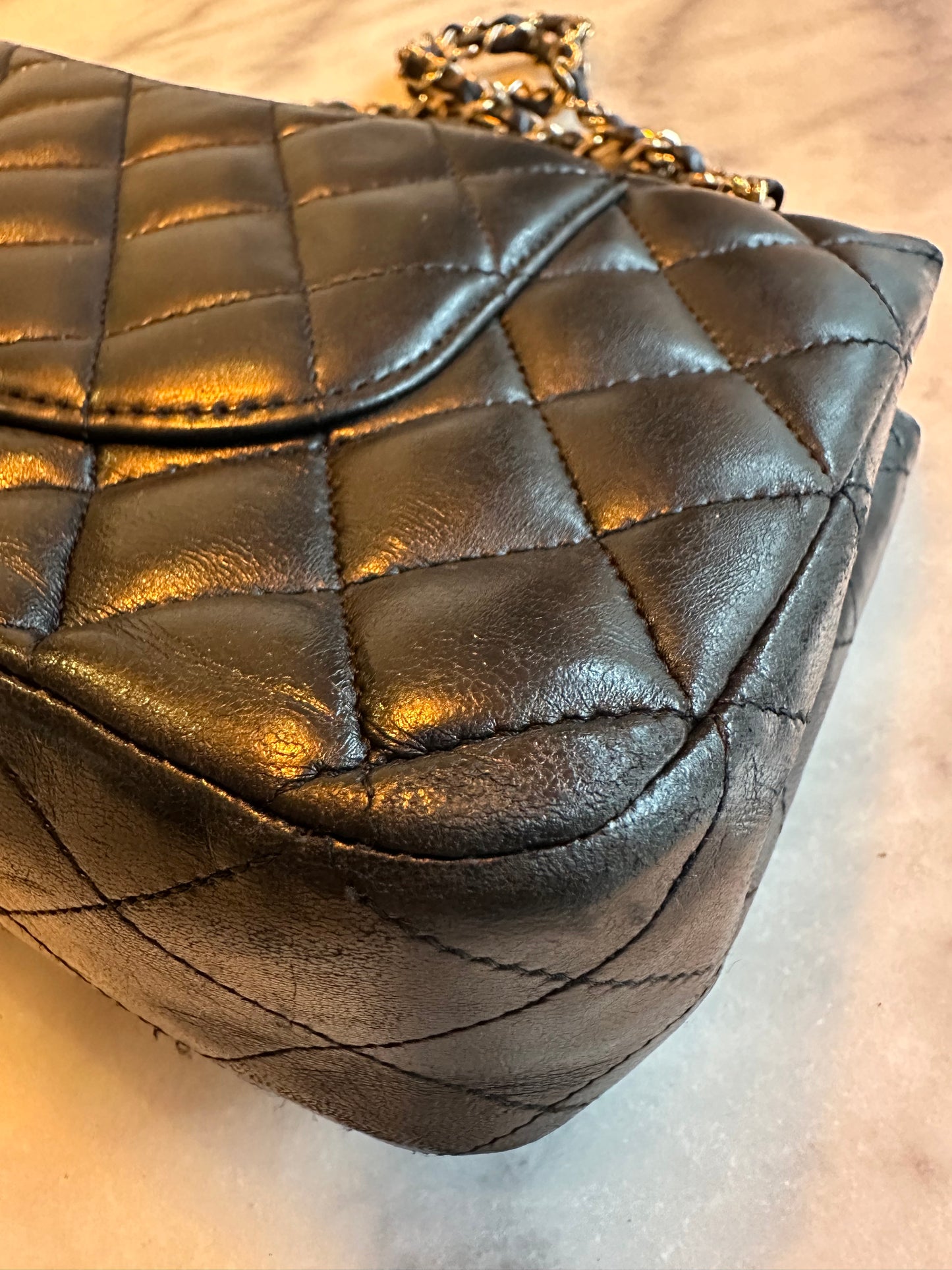 Chanel medium Classic double flap bag black