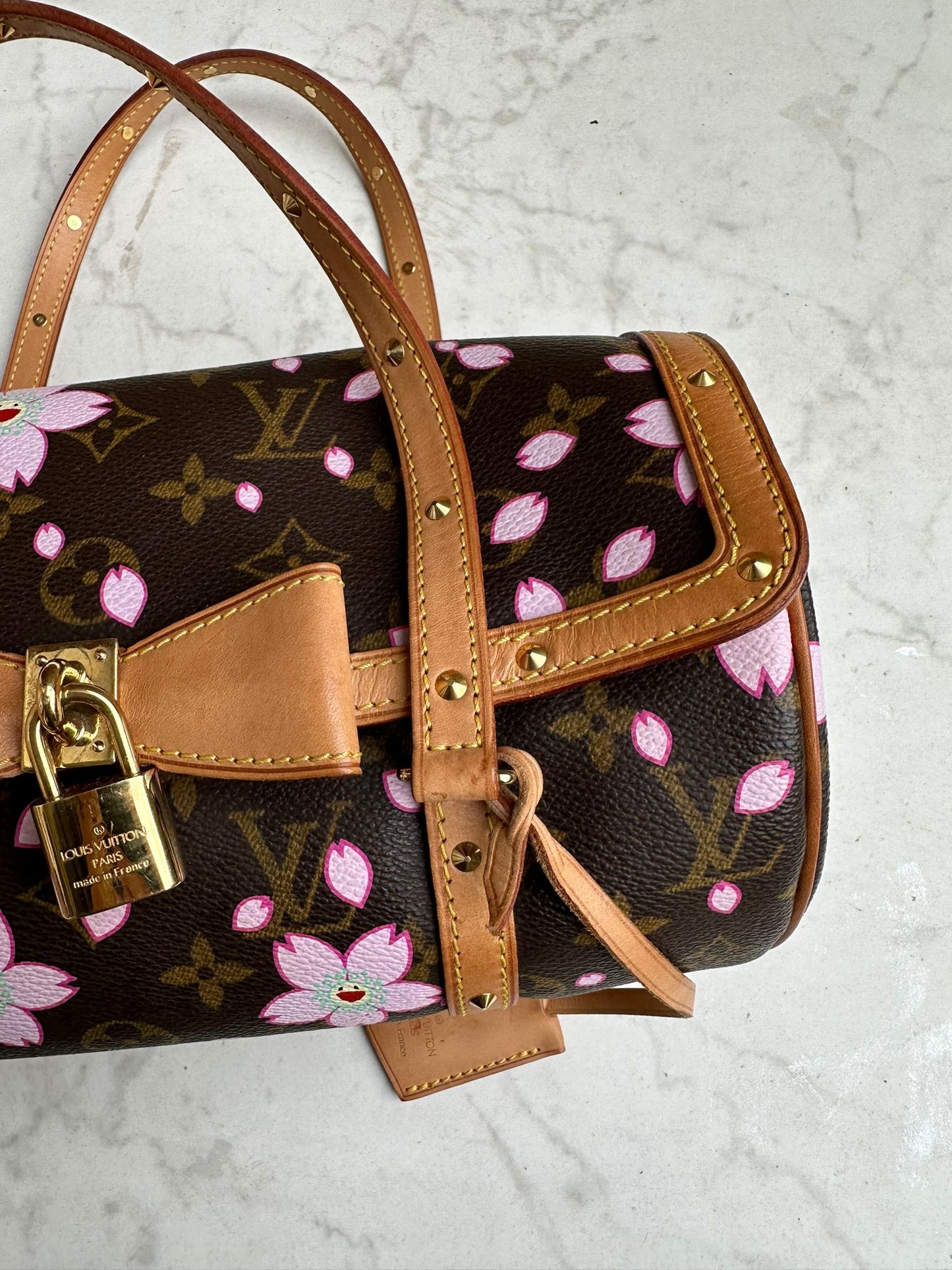 Takashi Murakami cherry blossom papillon bag