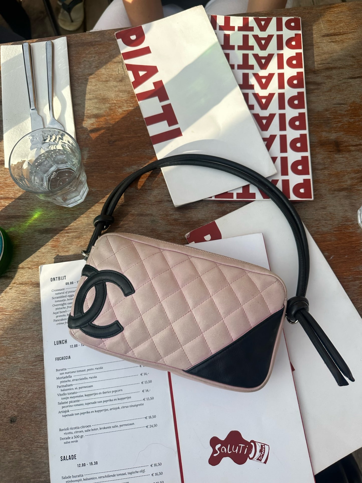Pink cambon bag